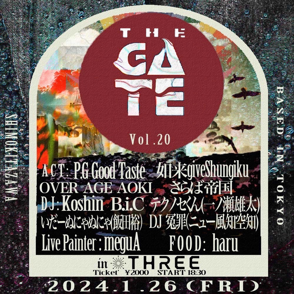 【live】THE GATE 1/26(fri)